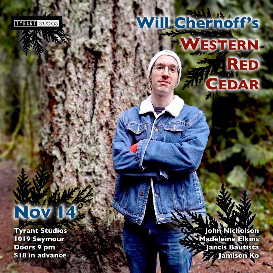 Western Red Cedar Tyrant poster