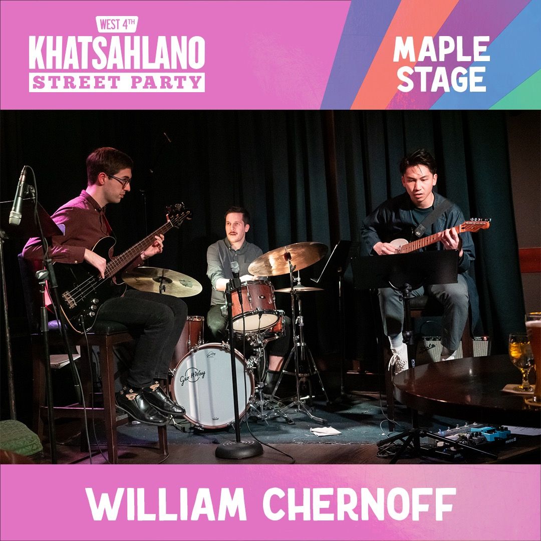 Trio at Khatsahlano, with Karl DeJong on drums