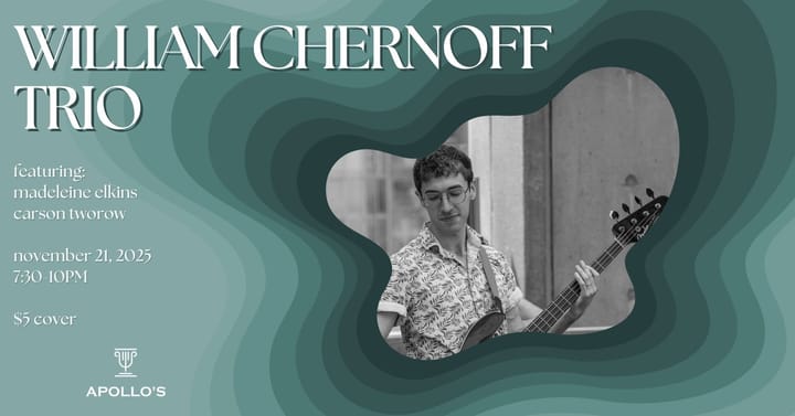 William Chernoff Trio Nov. 21